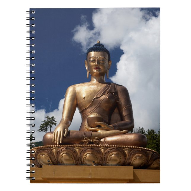 Sitzende Buddha-Statue Notizblock (Vorderseite)