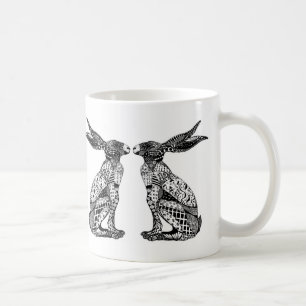 Sitzende Hasen Kaffeetasse
