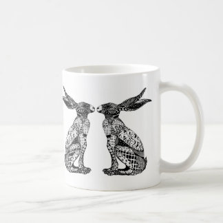 Sitzende Hasen Kaffeetasse