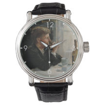 Sitzende Menschen verloren in Gedanken an den Tisc