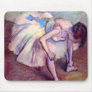 Sitzende Tänzerin von Edgar Degas, Vintage Ballett Mousepad