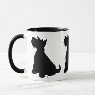 Sitzender Scottie-Hund Tasse