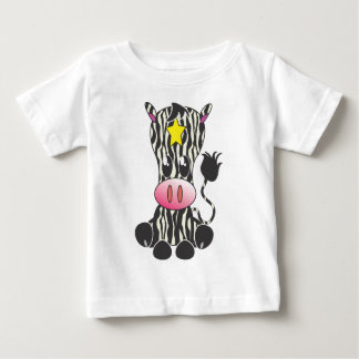 Sitzender Zebra Baby T-shirt