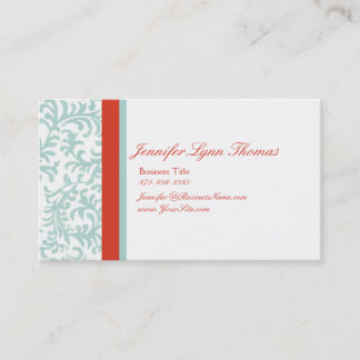 Sitzkarte für Rot- und Blauer Floral Visitenkarte