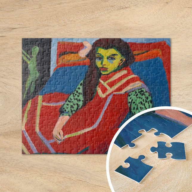 Sitzmädchen | Ernst Ludwig Kirchner Puzzle (Von Creator hochgeladen)