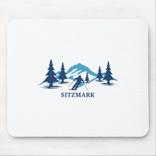 Sitzmark Washington Ski Resort Skifahren Skifahrer Mousepad