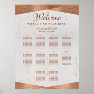 Sitzordnung für 10 Personen Hochzeitstisch Falsche Poster