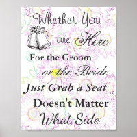 Sitzplakat für Hochzeiten, Daisy Theme Lila