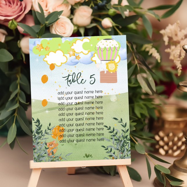 Sitzplan Das Abenteuer fängt neutrales Geschlecht  Tischnummer (Von Creator hochgeladen)