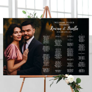 Sitzplan mit Foto finden Sie Poster