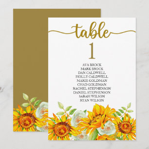 Sitzplan-Tischkarte Reizende Kalligrafie Einladung