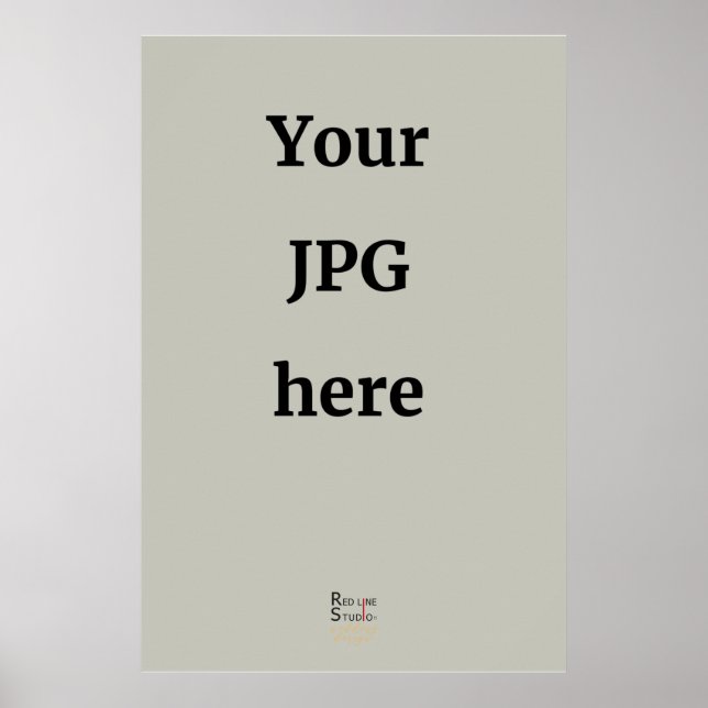 Sitzplan zum Drucken 24x36 Poster (Vorne)