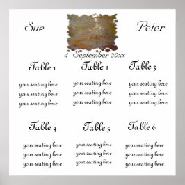 SITZPLATTE DER GOLDENSEITE POSTER