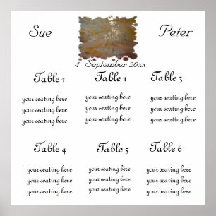 SITZPLATTE DER GOLDENSEITE POSTER