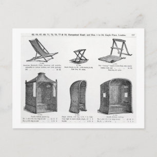 Sitzplätze und Lauben aus dem Kataloge von Oetzman Postkarte