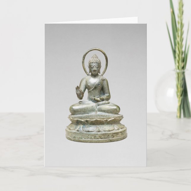 "Sitzplatzierter Transcendent Buddha" Note Card Karte (Vorderseite)