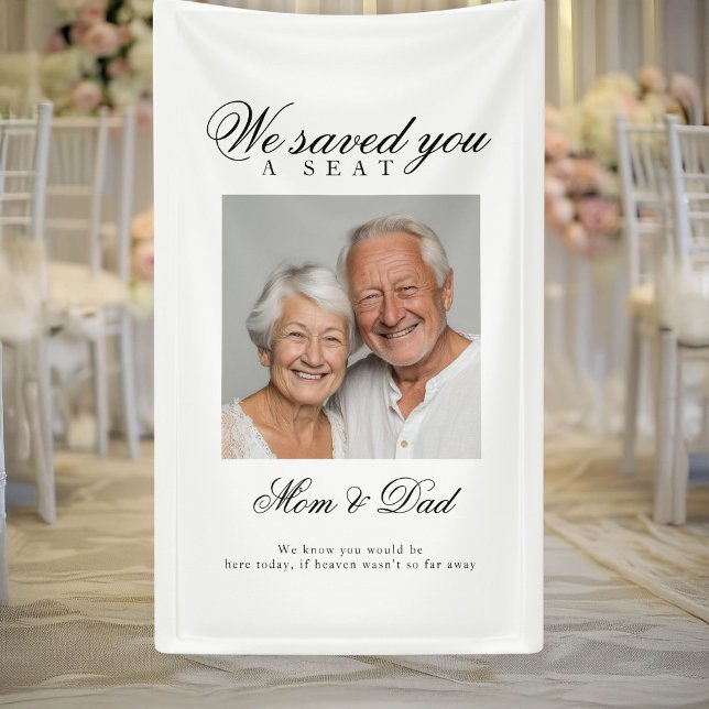 Sitzplatzreservierung - Gedenkfeier zum Foto Banner (Custom Reserved Seat - Photo Memorial Wedding Banner)