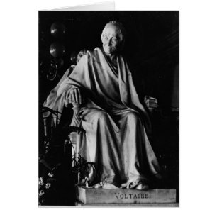 Sitzskulptur von Voltaire