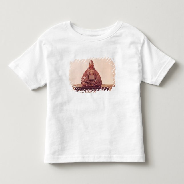 Sitzstatue der Basho Edo-Zeit Kleinkind T-shirt (Vorderseite)