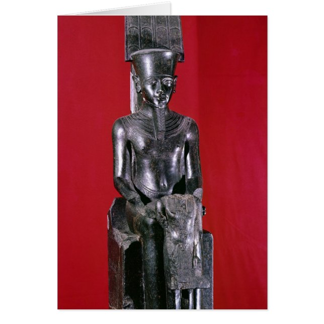 Sitzstatue des Gottes Amon (Vorne)