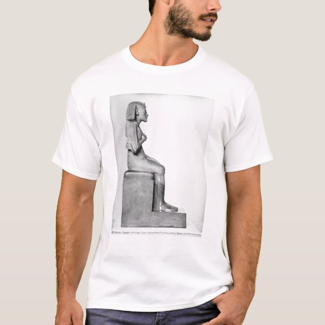 Sitzstatue von Amenophis IV T-Shirt (Vorderseite)