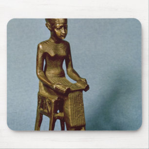 Sitzstatue von Imhotep ein offenes halten Mousepad