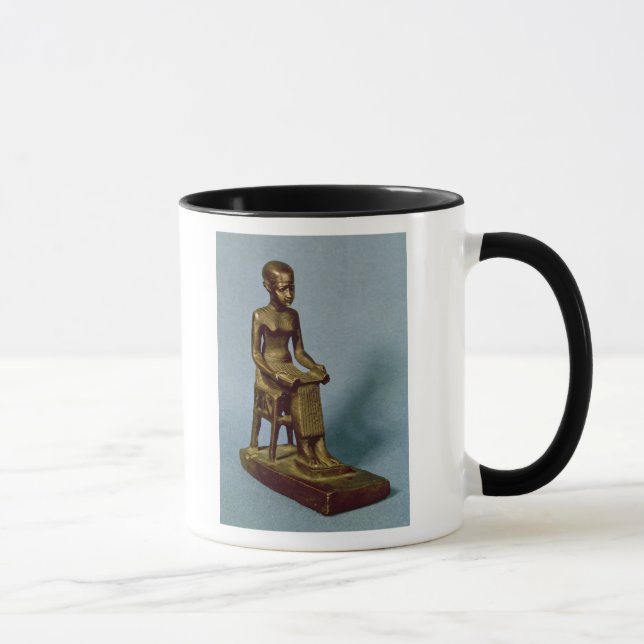 Sitzstatue von Imhotep ein offenes halten Tasse (Rechts)
