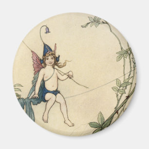 Sitzt auf einem Spinnennetz Magnet