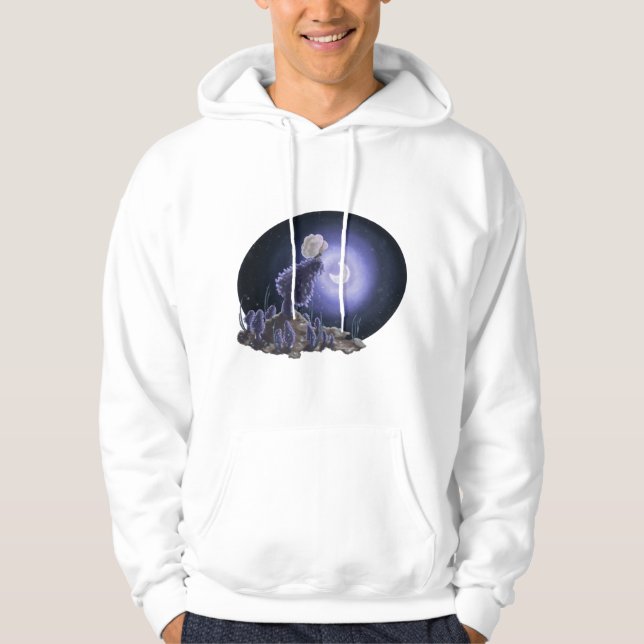 Sitzung am Mondlicht Hoodie (Vorderseite)