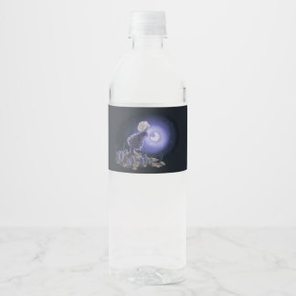 Sitzung am Mondlicht Wasserflaschenetikett
