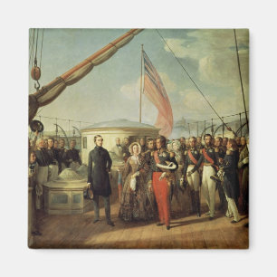 Sitzung b/w Louis-Philippe und Königin Victoria Magnet