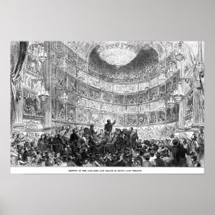 Sitzung der Anti-Mais Gesetzesliga Poster