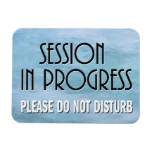 Sitzung im Gange bitte nicht zu stören Tür