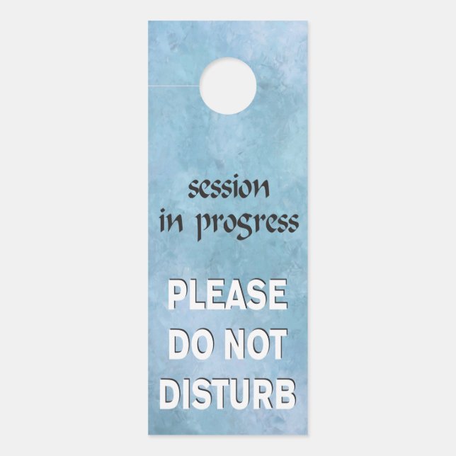 Sitzung im Gange nicht stören Türanhänger (Vorderseite)