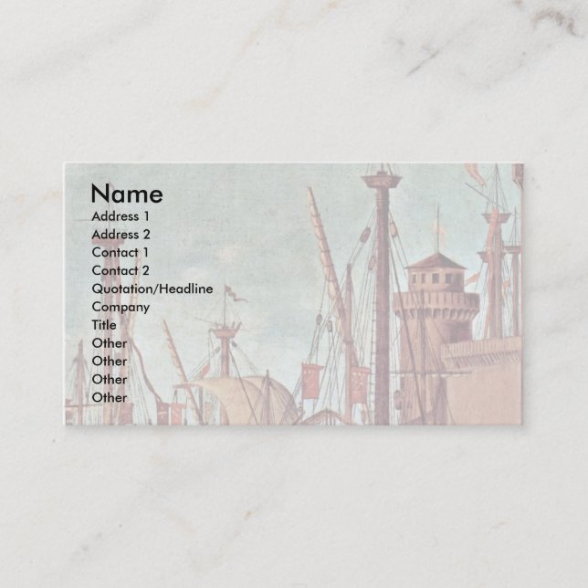 Sitzung von dem verlobten und vom Anfang Visitenkarte (Vorderseite)