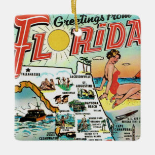 Sitzungen aus Florida Keramikornament