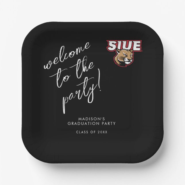 SIUE-Abschlussfeier Pappteller (Vorderseite)