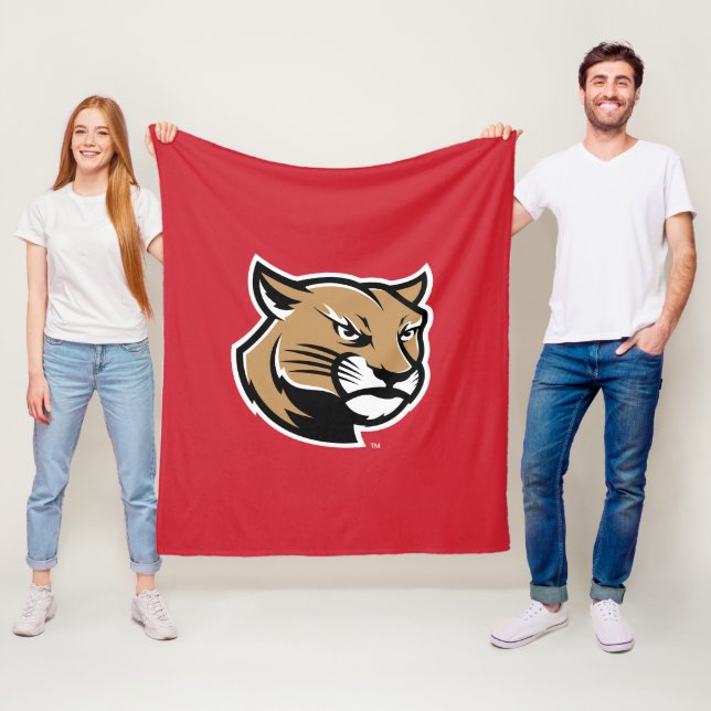 SIUE Cougars Fleecedecke (Beispiel)