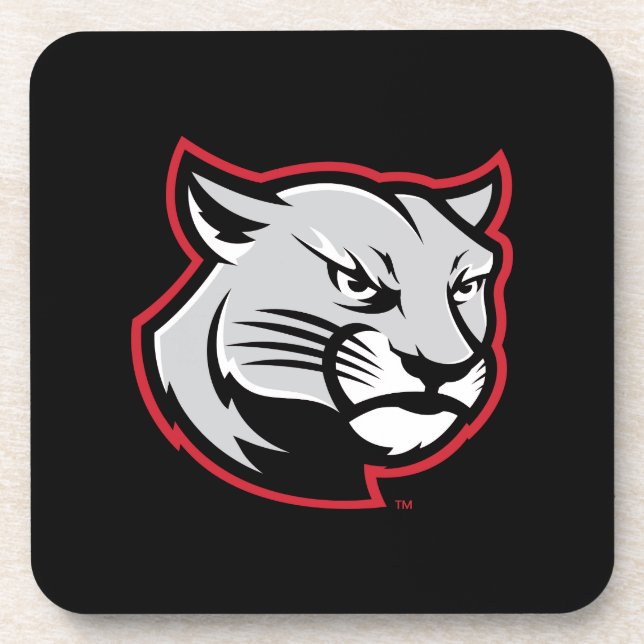 SIUE Cougars Getränkeuntersetzer (Vorderseite)
