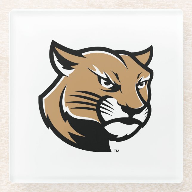 SIUE Cougars Glasuntersetzer (Vorderseite)