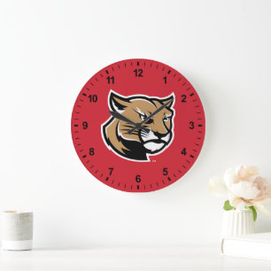 SIUE Cougars Große Wanduhr