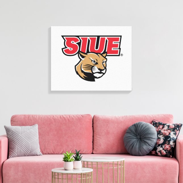 SIUE Cougars Leinwanddruck (Insitu (Wohnzimmer))