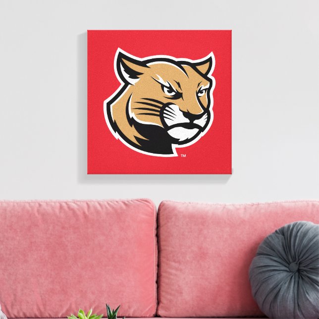 SIUE Cougars Leinwanddruck (Insitu (Wohnzimmer))