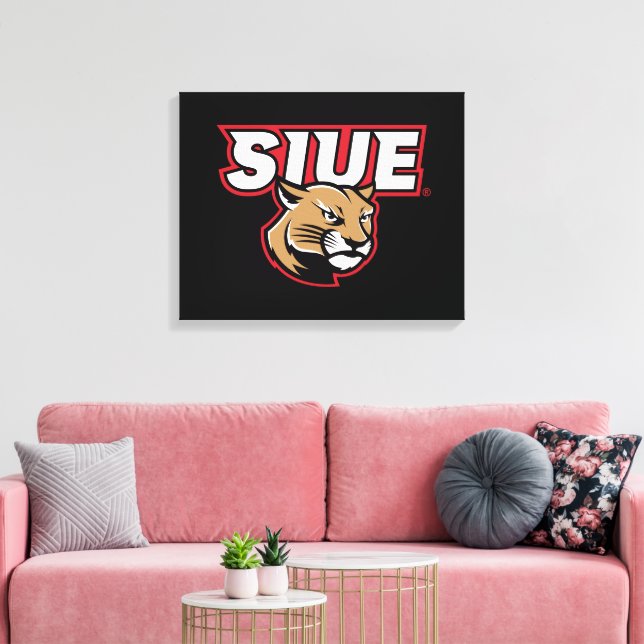 SIUE Cougars Leinwanddruck (Insitu (Wohnzimmer))