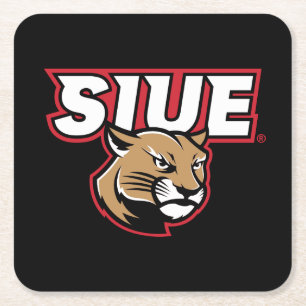 SIUE Cougars Rechteckiger Pappuntersetzer