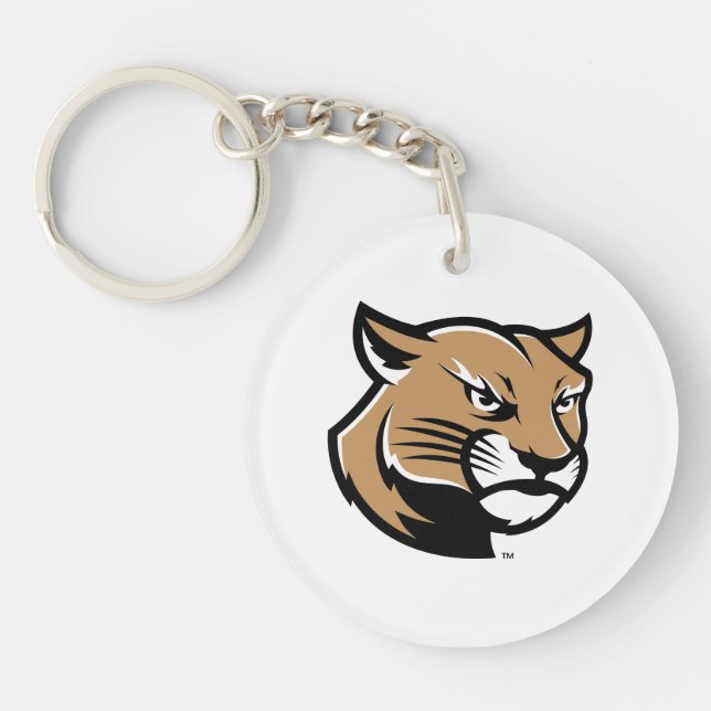 SIUE Cougars Schlüsselanhänger (Vorderseite)