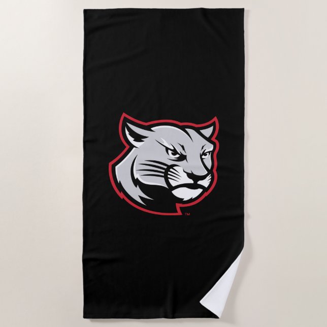 SIUE Cougars Strandtuch (Vorderseite)