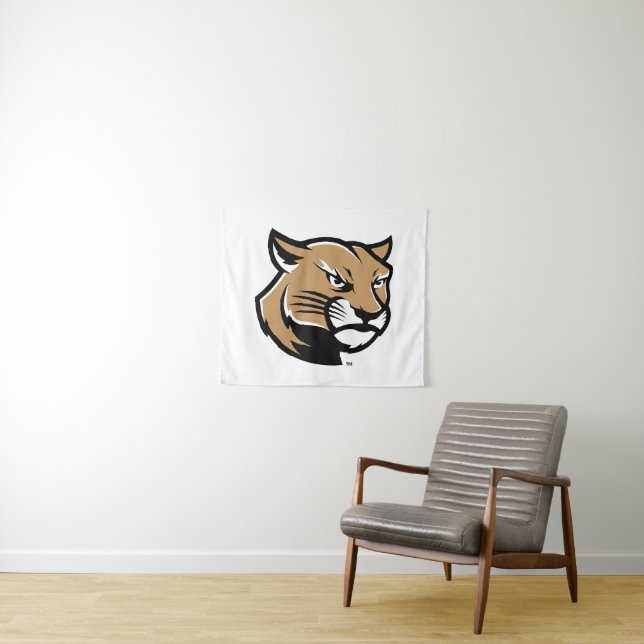 SIUE Cougars Wandteppich (Beispiel (Horizontal))