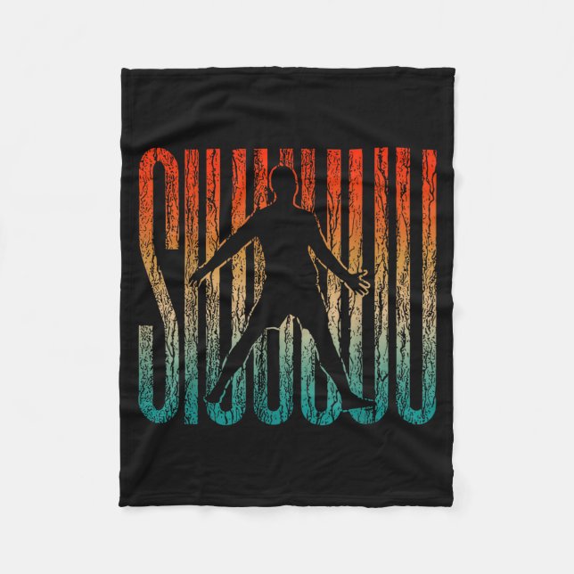 Siuuu Funny Soccer Football Boys Men Women Soccer  Fleecedecke (Vorderseite)