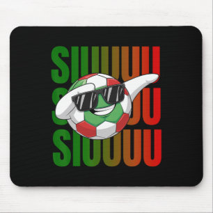 Siuuu Lustiger Fußball Footbyll Jungen Männer Frau Mousepad